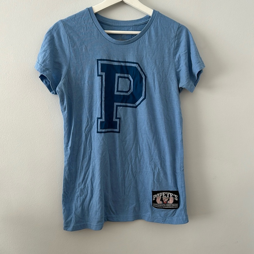 Popeyes P blue T size XL women’s